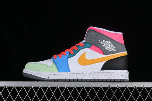 Jordan 1 Mid multicolor