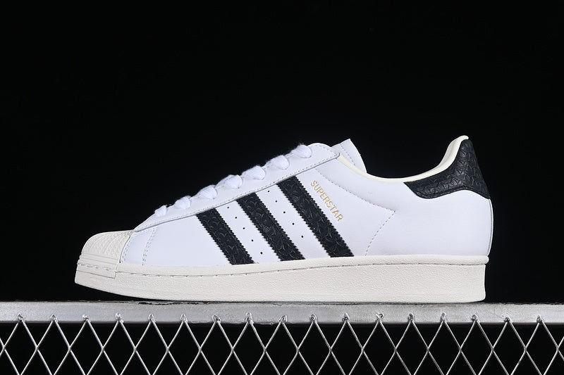Superstar white rough black