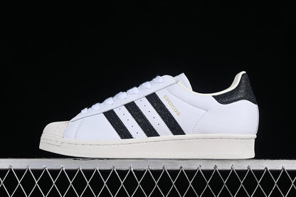 Superstar white rough black