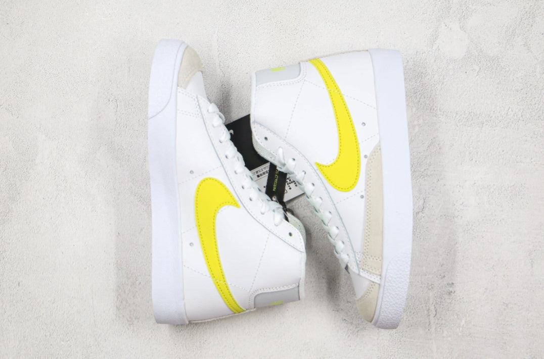 Blazer high yellow swoosh