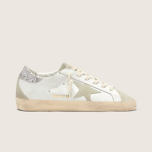 Golden Goose glitter heel tab