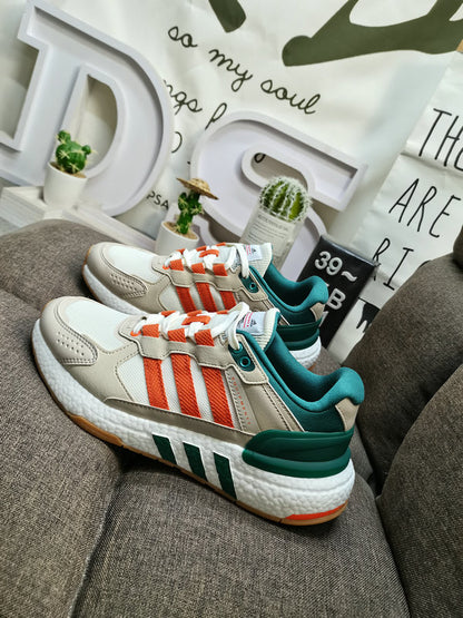 Equipment + white orange green