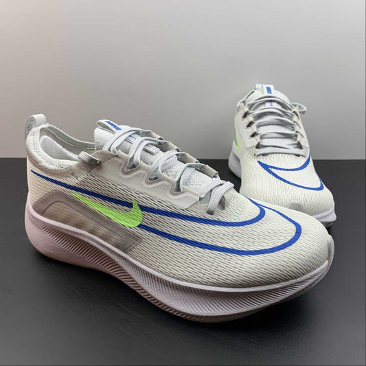 Zoom Fly 4 white blue