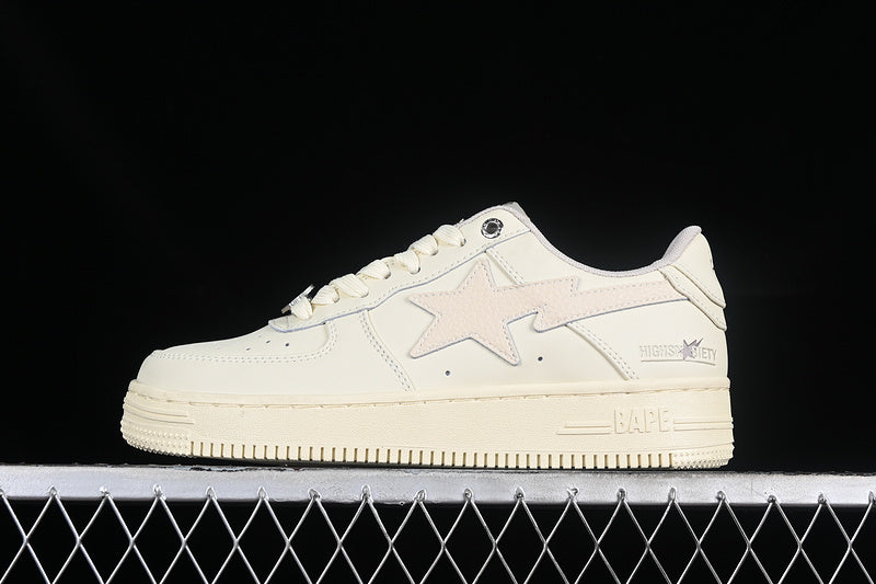 BAPE STA x highsnobiety essentials beige