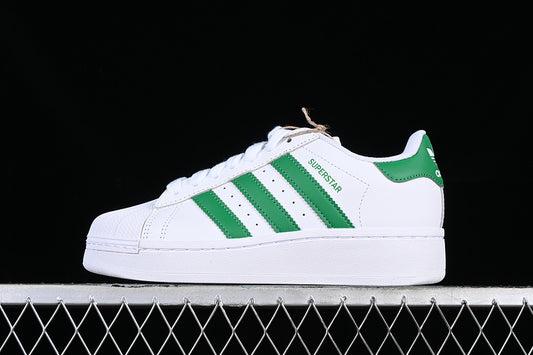 Superstar white green