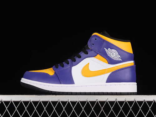 Jordan 1 Mid lakers