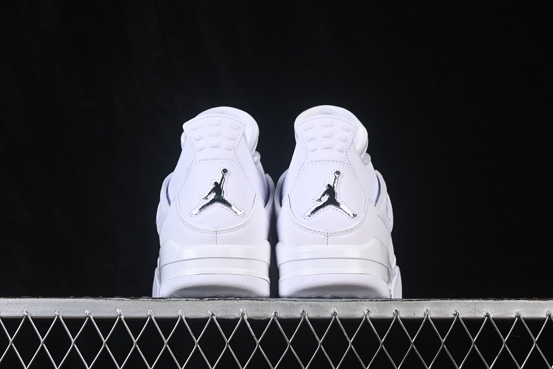 Jordan 4 white metallic silver