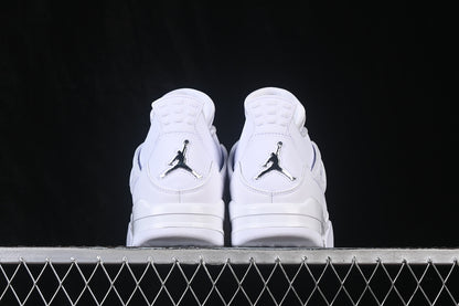 Jordan 4 white metallic silver
