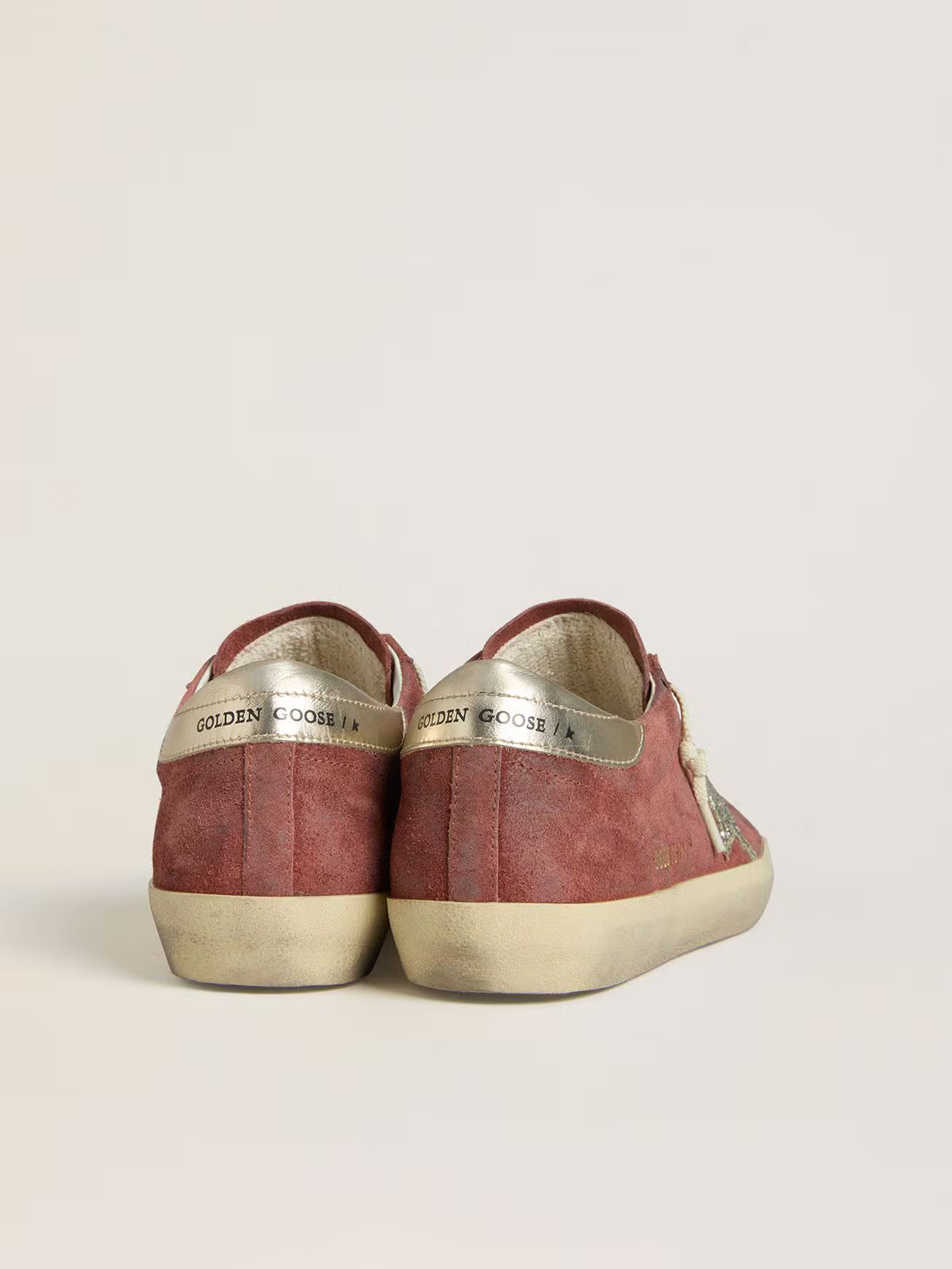 Golden Goose red suede
