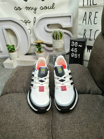 UltraBoost white black redlines