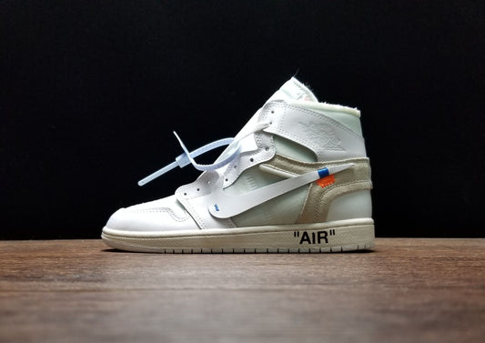 Jordan 1 High Off White white