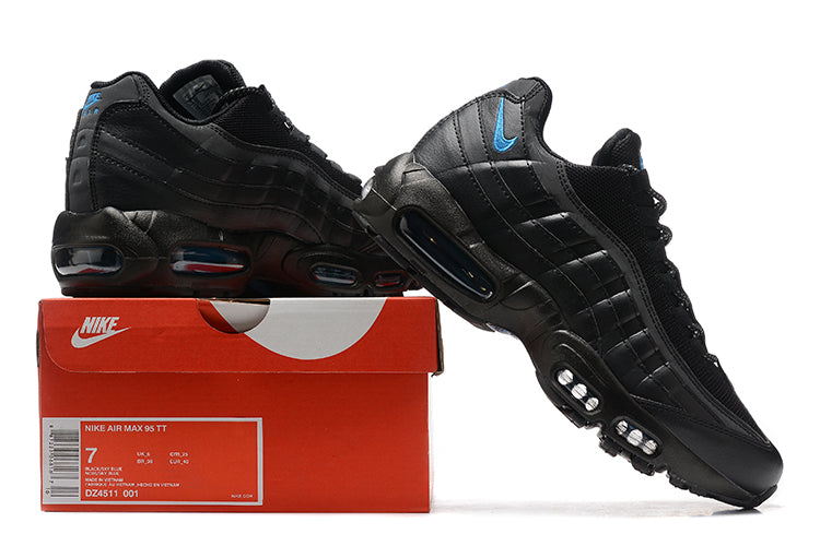 Air Max 95 black blue swoosh