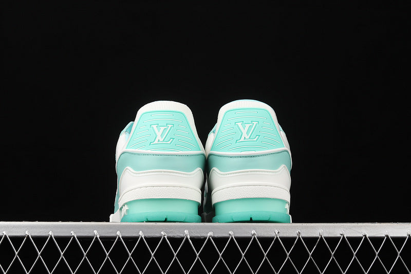 LV trainer white mint