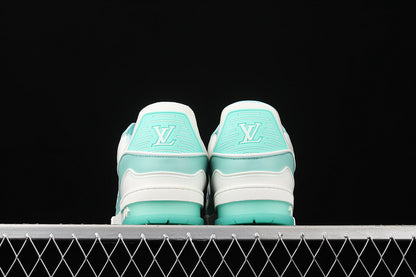 LV trainer white mint
