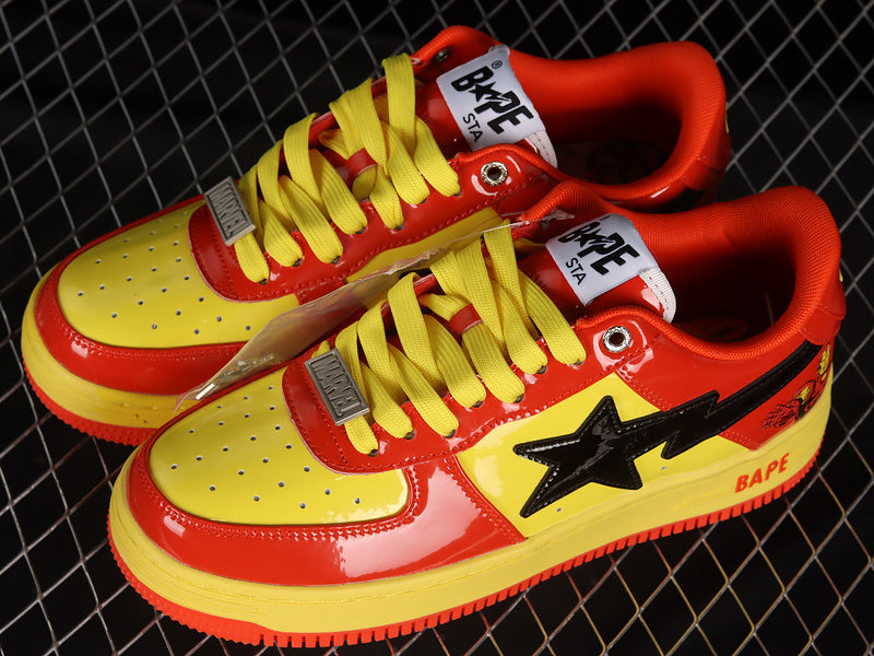 BAPE STA x marvel yellow red
