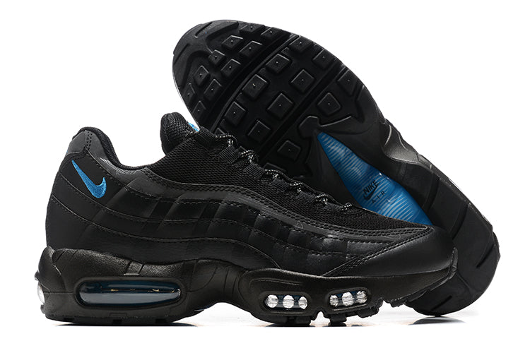 Air Max 95 black blue swoosh