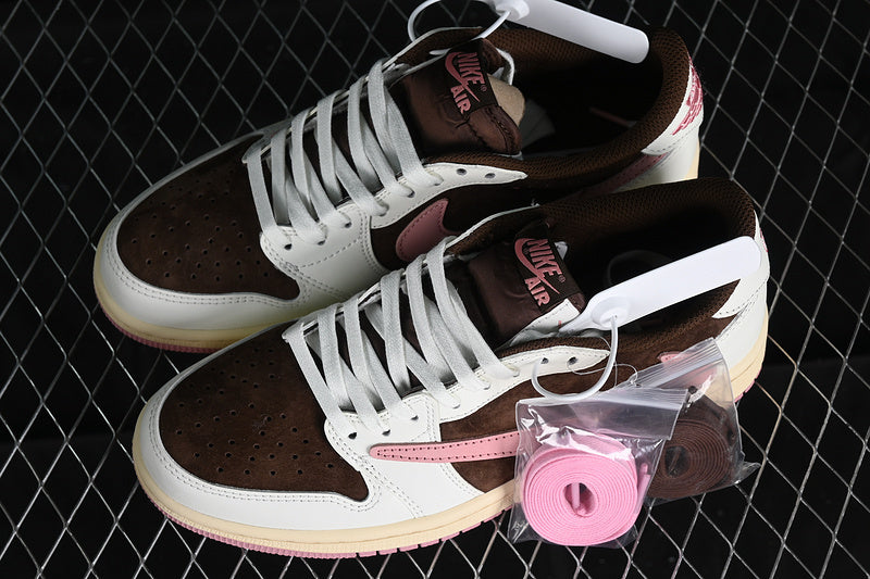 Jordan 1 Low x Travis Scott pony pink