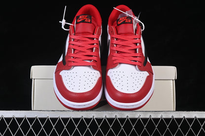 Jordan 1 Low x Travis Scott red white black