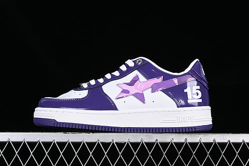 BAPE STA white purple