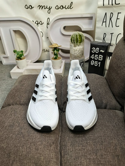 UltraBoost white black