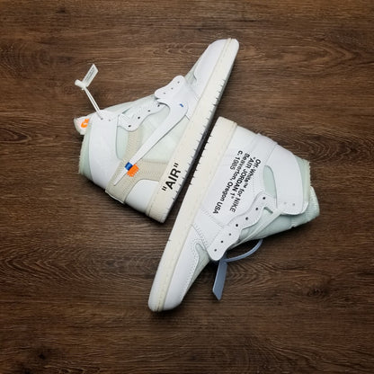 Jordan 1 High Off White white