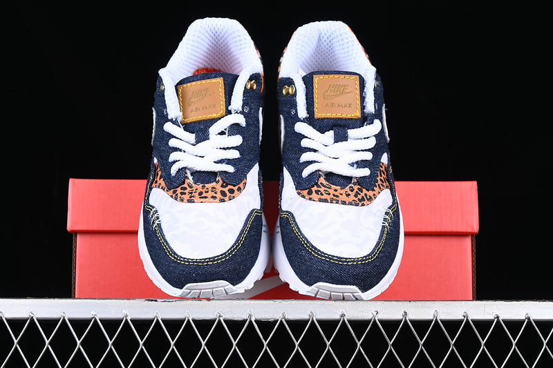 Air Max 1 denim leopard