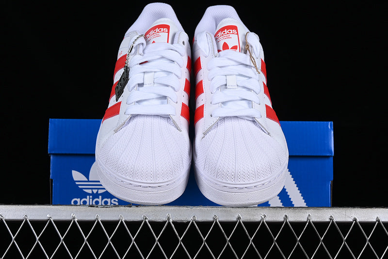 Superstar white red