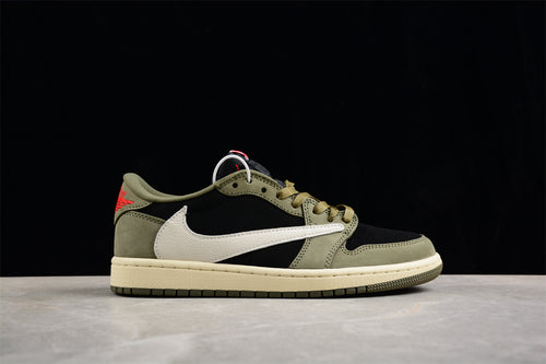Jordan 1 Low x Travis Scott dark olive