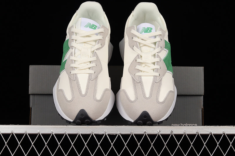 New Balance 327 white greenlight