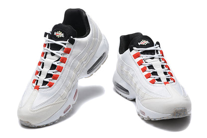 Air Max 95 white red swoosh