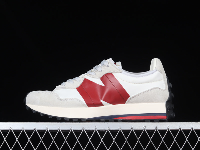 New Balance 327 white red navy