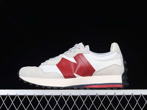 New Balance 327 white red navy