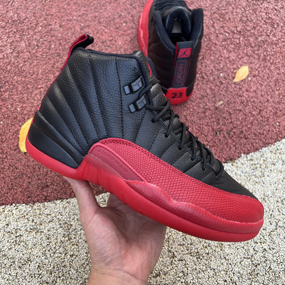 Jordan 12 black red