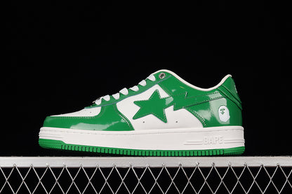BAPE STA white green