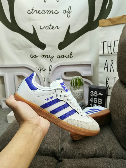 Samba white blue