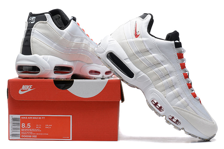 Air Max 95 white red swoosh