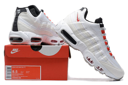 Air Max 95 white red swoosh