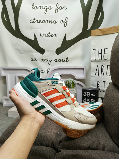Equipment + white orange green
