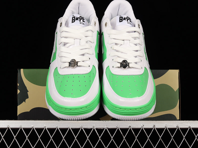 BAPE STA pistachio white