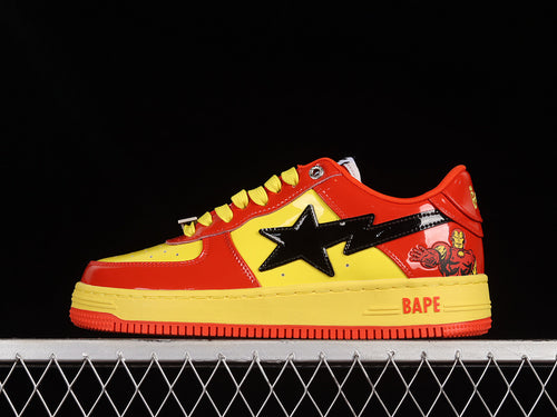 BAPE STA x marvel yellow red