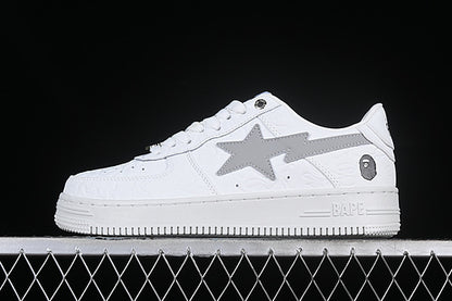 BAPE STA camo white greystar
