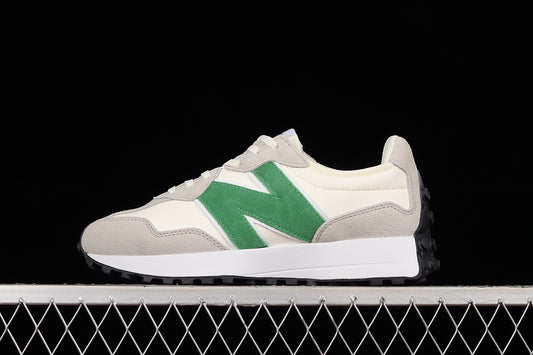 New Balance 327 white greenlight