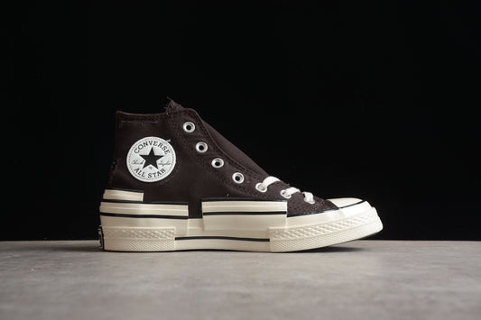 Converse heel edge brown