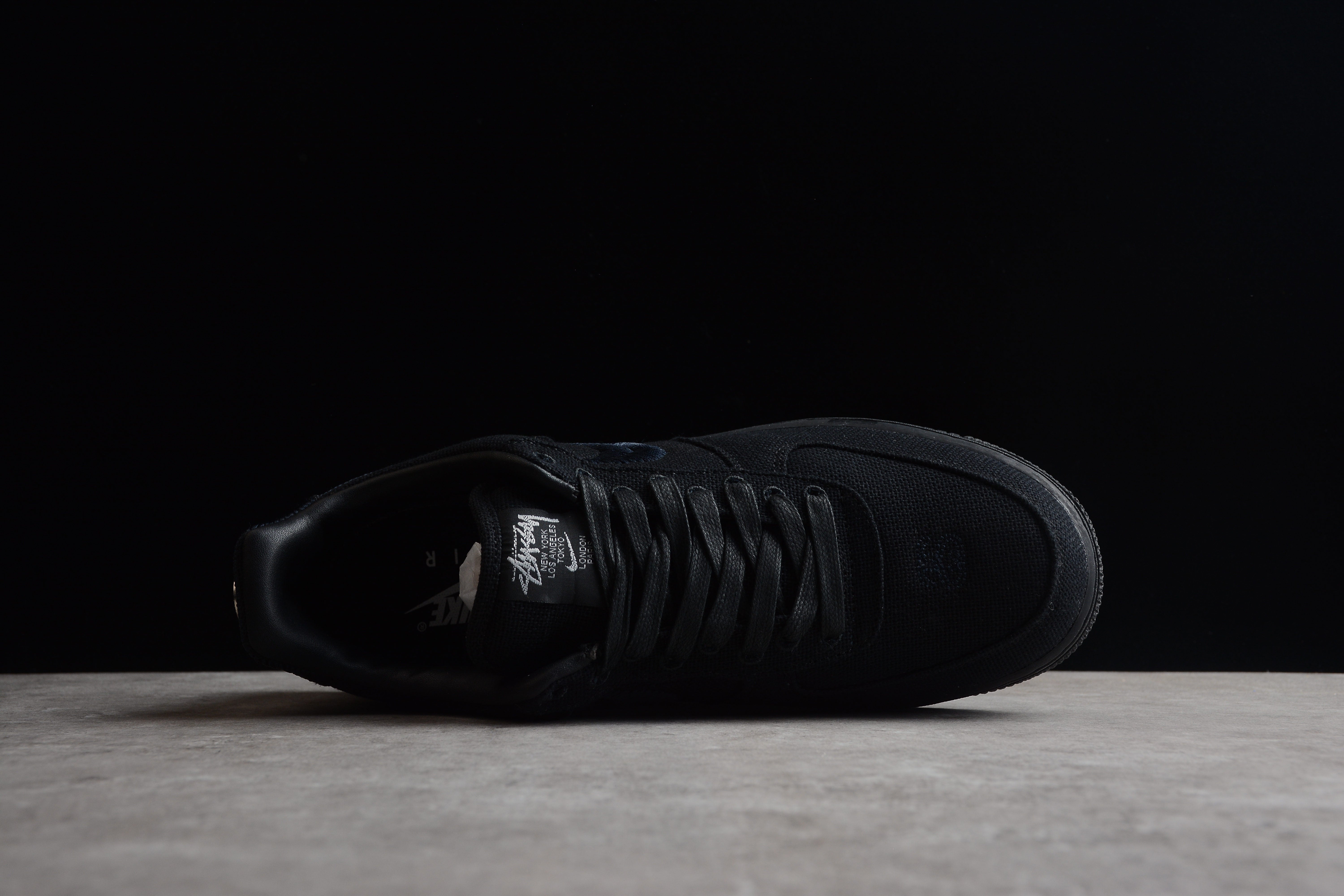 black air force stussy