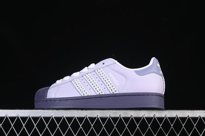 Superstar purple lilac white