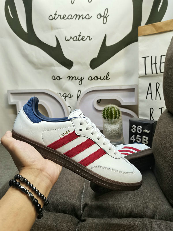 Samba white red blue