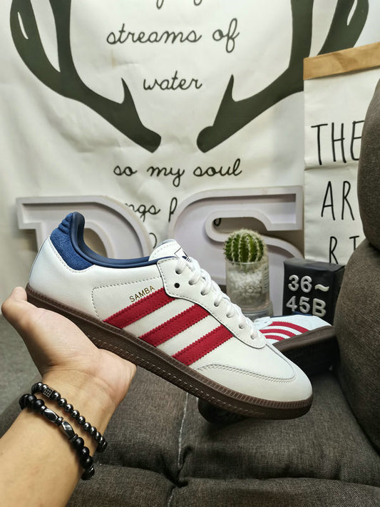 Samba white red blue