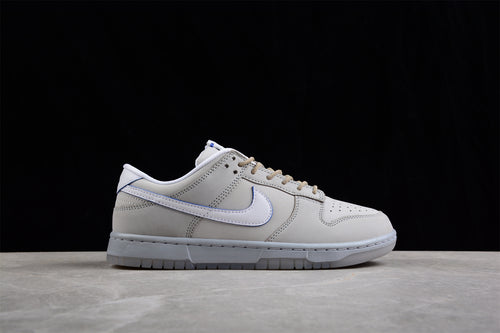 Dunk Low grey leather