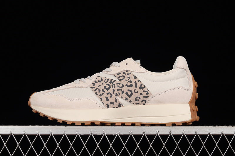 New Balance 327 beige leopard print