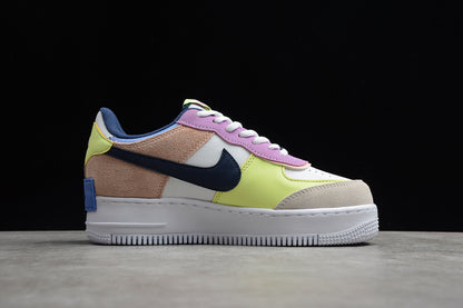 Air Force 1 shadow brown yellow pink